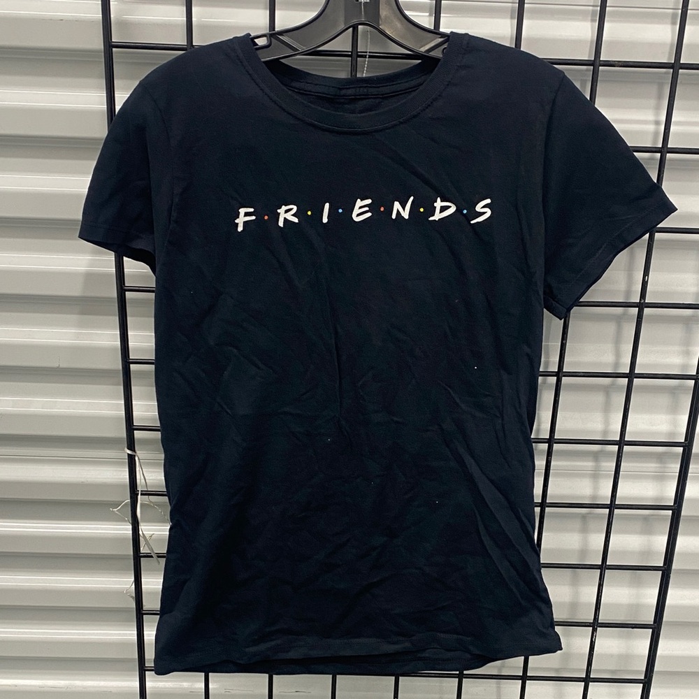 FRIENDS Black Short Sleeve Logo Tee